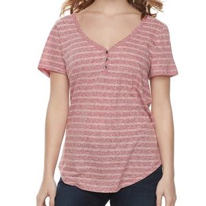 NWT Juniors SO Striped Tee Size XS